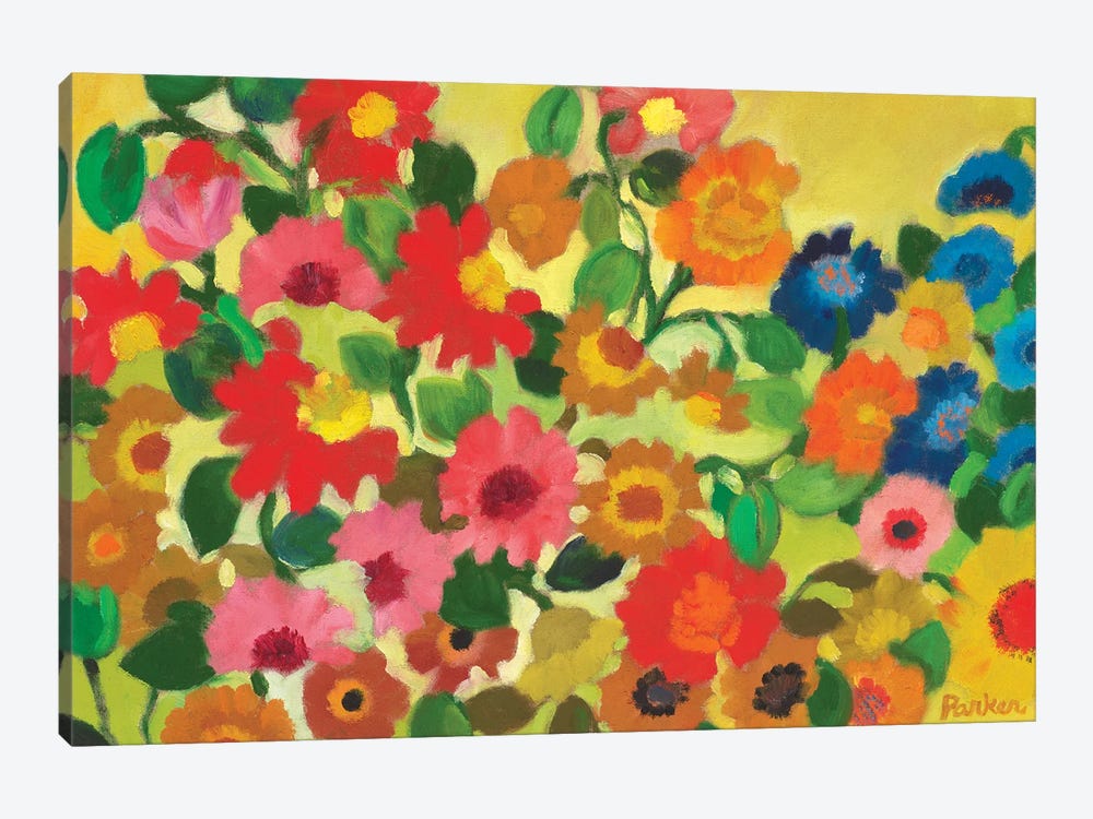 July Garden by Kim Parker 1-piece Canvas Wall Art