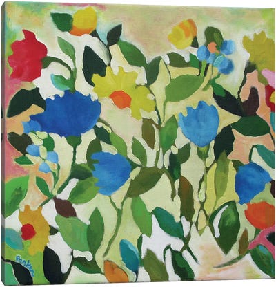 Blue Tulips Canvas Art Print - Kim Parker