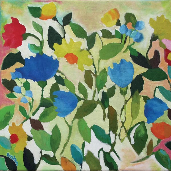 Kim Parker: Blue Tulips by Kim Parker