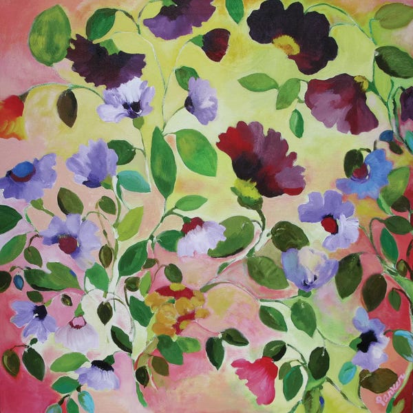 Kim Parker: Morning Glories by Kim Parker
