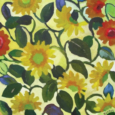 Sunflowers Canvas Print by Kim Parker | iCanvas
