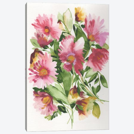 Summer Blooms Canvas Print #KPA290} by Kim Parker Canvas Art