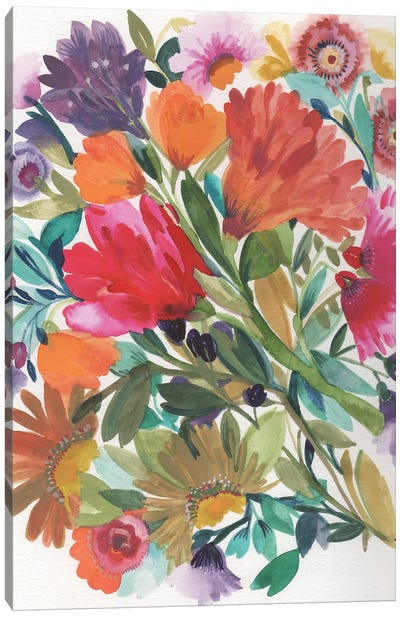 July Tulips Canvas Art Print - Tulip Art