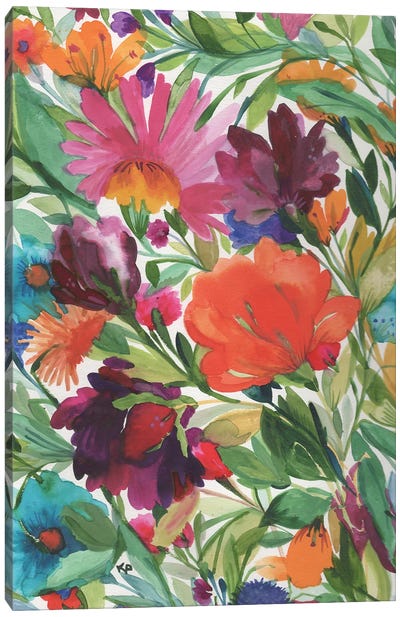 Floral Symphony Canvas Art Print - Kim Parker