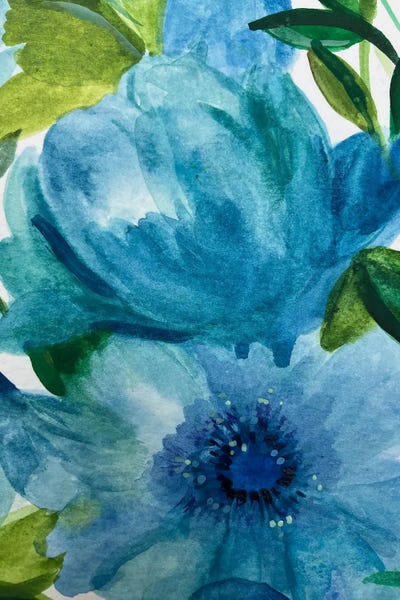 Blue Garden Detail I by Kim Parker canvas print