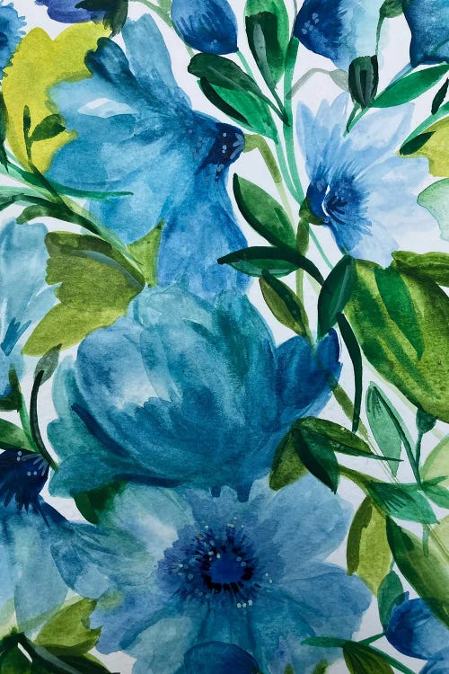 Blue Garden Detail II