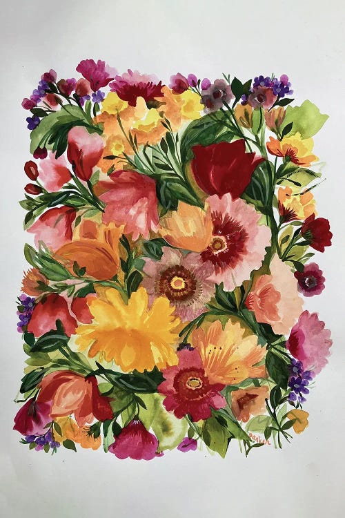 December Bouquet by Kim Parker wall art