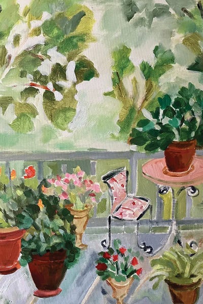 Pottery Still Life: Summer Terrace by Kim Parker