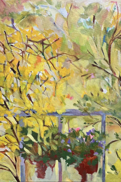 Forsythia by Kim Parker wall art