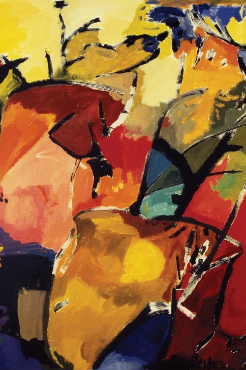 Abstract Ram by Kim Parker wall art