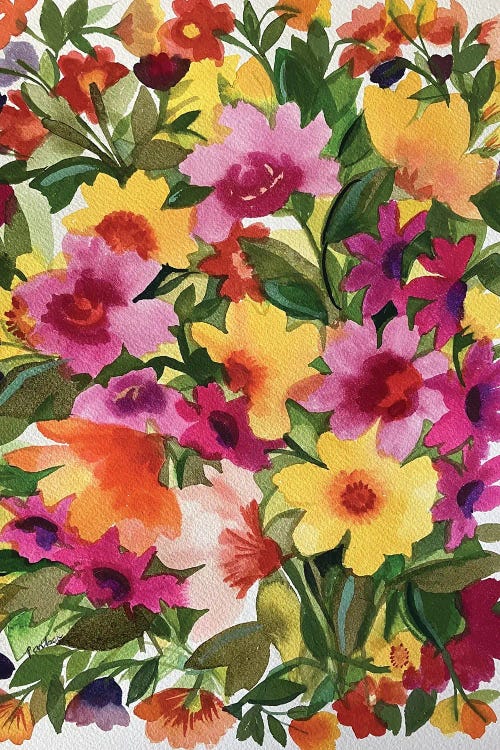 Field Of Cosmos by Kim Parker wall art