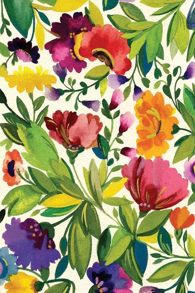 Floral & Botanical Patterns: September Bouquet by Kim Parker