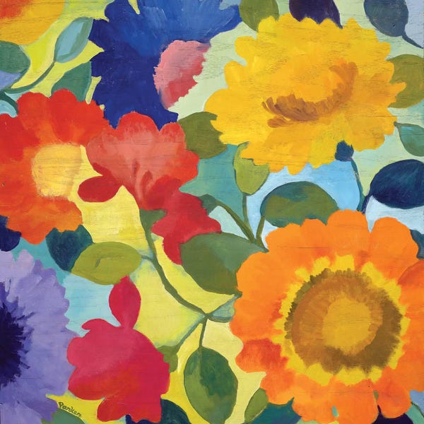 Kim Parker: Market Flowers II by Kim Parker