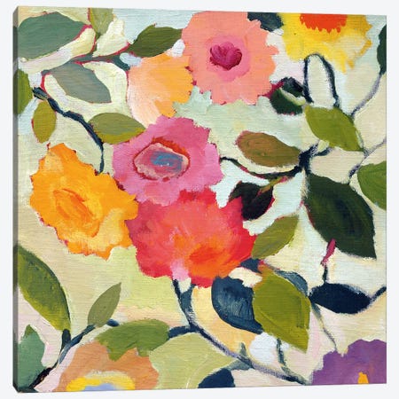 Wild Roses Canvas Print #KPA60} by Kim Parker Canvas Wall Art