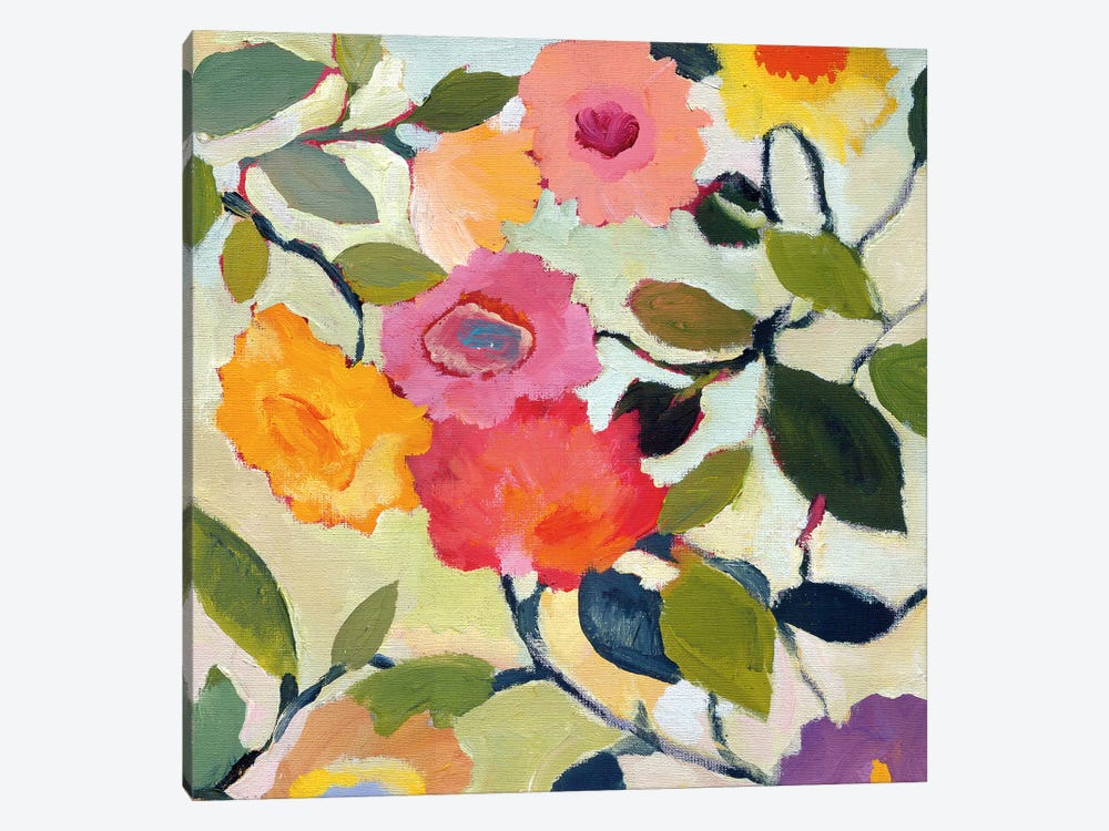 Wild Roses by Kim Parker 1-piece Canvas Print