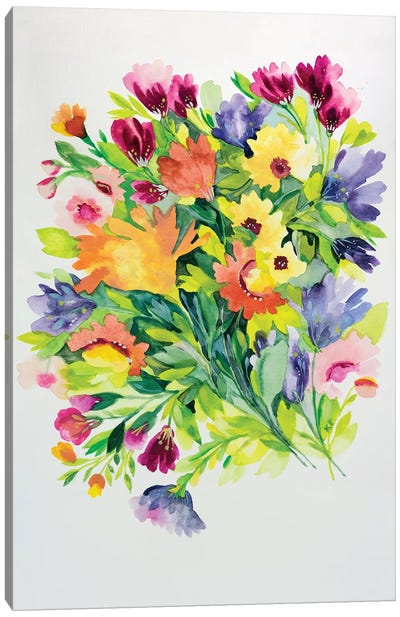 Autumnal Bouquet Canvas Art Print - Kim Parker