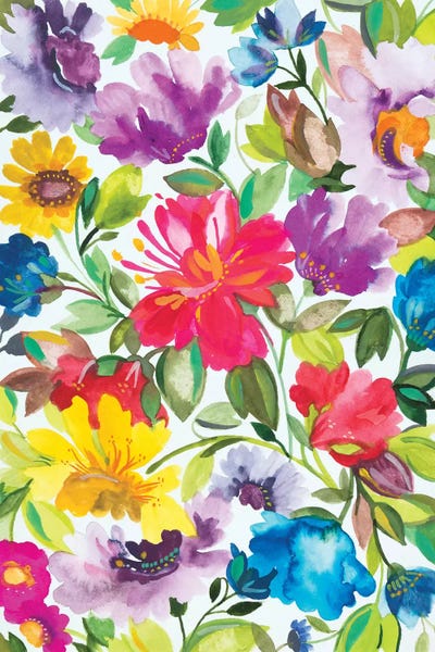 Hibiscus by Kim Parker multi panel art