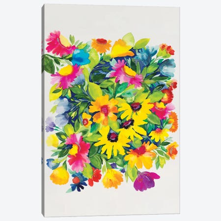 Late Summer's Bouquet Canvas Print #KPA66} by Kim Parker Canvas Art Print