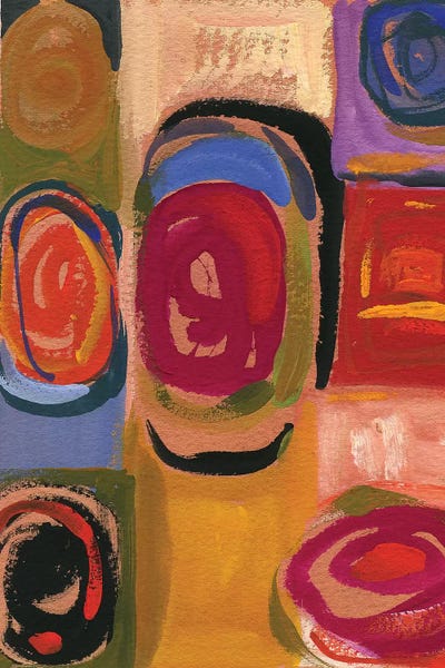 Squares With Concentric Circles Collection: 08 Circles by Kim Parker