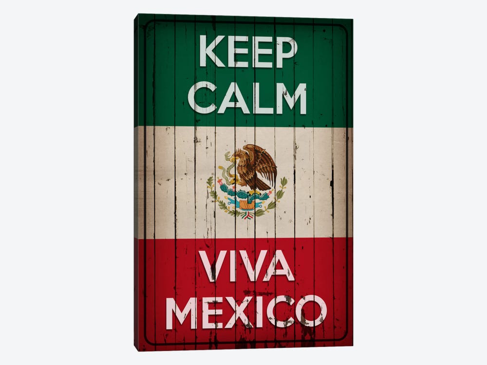 Keep Calm & Viva Mexico by 5by5collective 1-piece Art Print