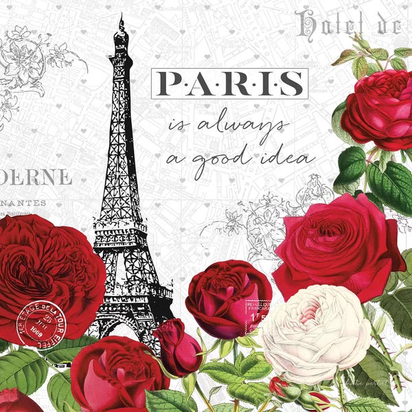 French Country Décor: Rouge Paris II by Katie Pertiet