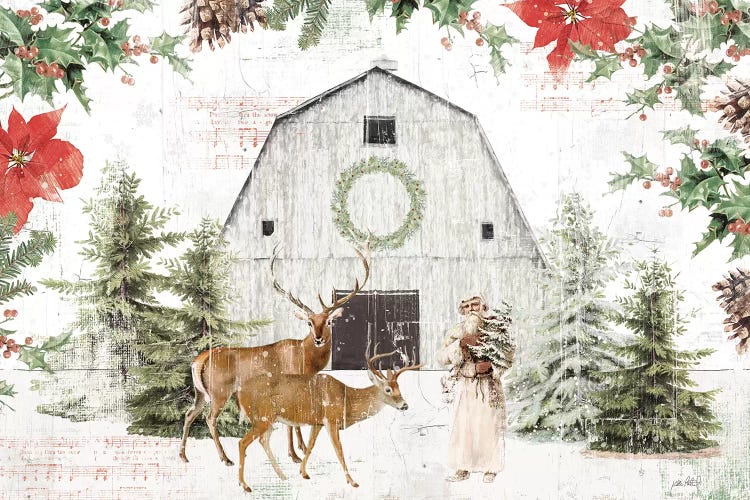 Wooded Holiday I by Katie Pertiet wall art