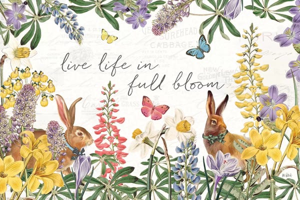 Spring: Easter Garden I Bow Tie by Katie Pertiet