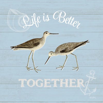 Bayside IV Blue by Katie Pertiet art print