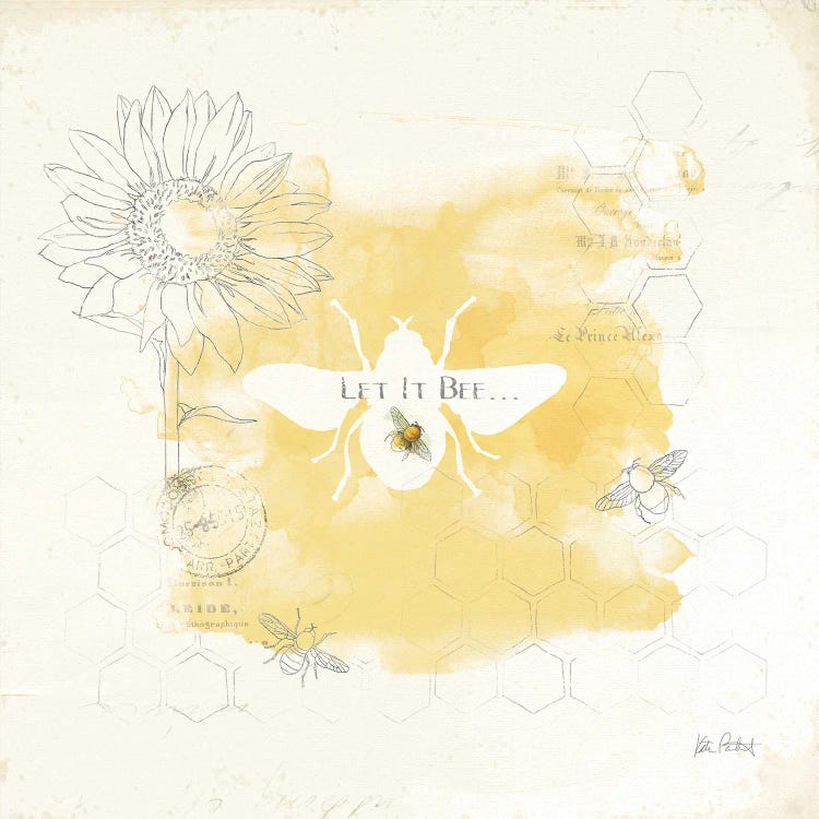 Bee And Bee VII by Katie Pertiet wall art