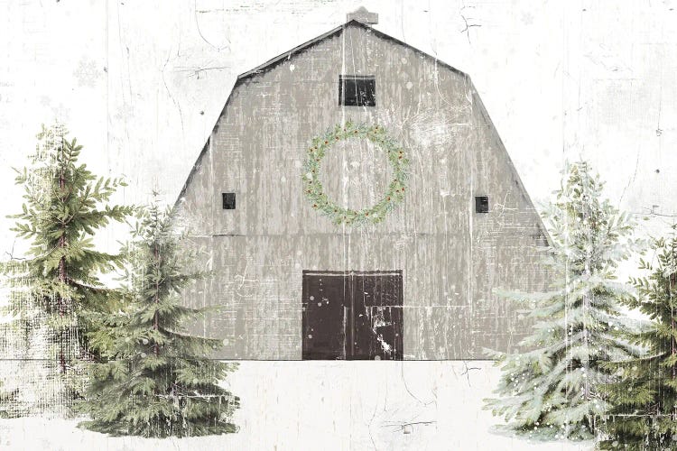 Holiday Barn by Katie Pertiet wall art