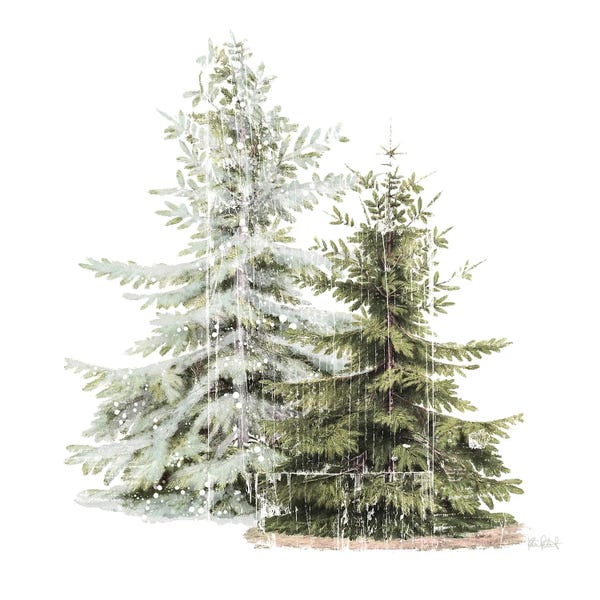 Rustic Winter: Wooded Holiday Trees by Katie Pertiet
