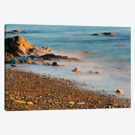 Seascape With Long Exposure At Browning Beach, Sechelt, British Columbia, Canada Canvas Print #KPI10} by Kristin Piljay Canvas Print