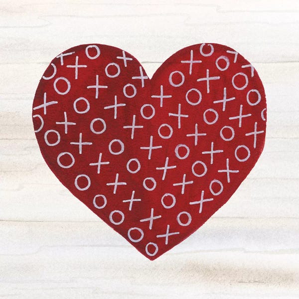 Kathleen Parr McKenna: Rustic Valentine Heart IV by Kathleen Parr McKenna