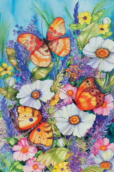Butterflies and Flowers: Butterfly Garden by Kathleen Parr McKenna