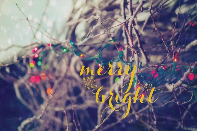 Merry and Bright by Kelly Poynter wall art