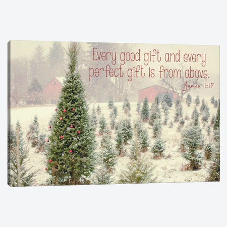 Holiday Messages I Canvas Print #KPO5} by Kelly Poynter Canvas Artwork