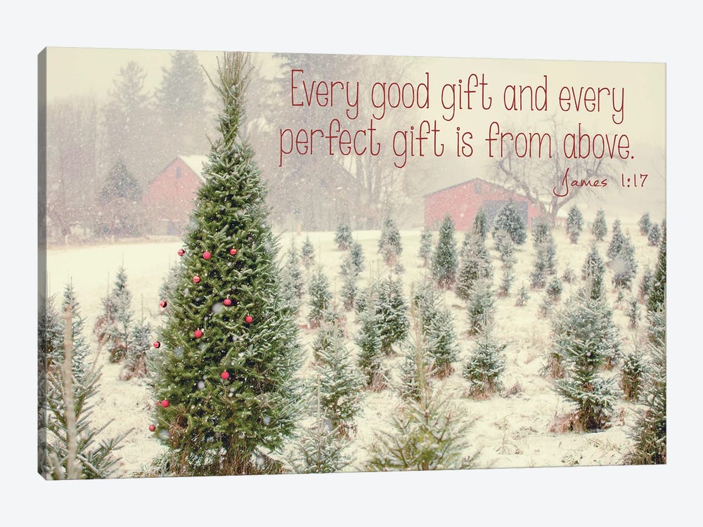Holiday Messages I by Kelly Poynter 1-piece Canvas Print