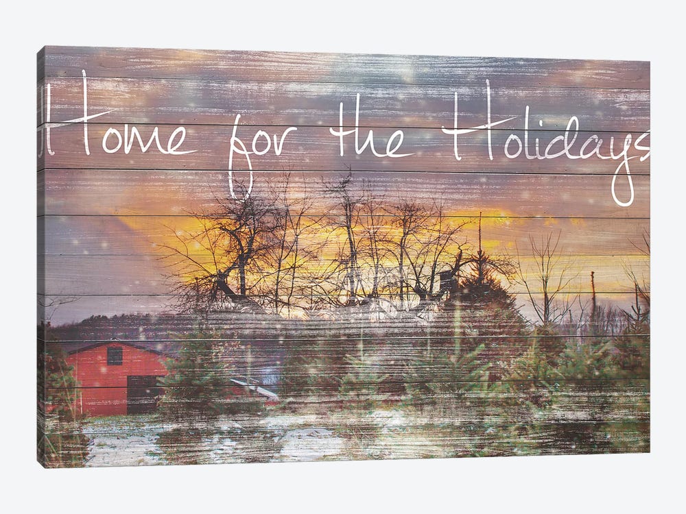 Home for the Holidays by Kelly Poynter 1-piece Canvas Art