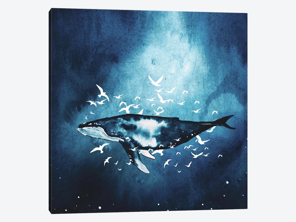 Whale Dreams by Karli Perold 1-piece Art Print