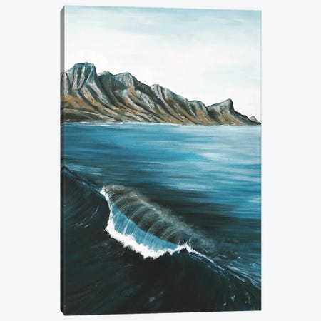 Mountain And Waves Canvas Print #KPR16} by Karli Perold Canvas Print