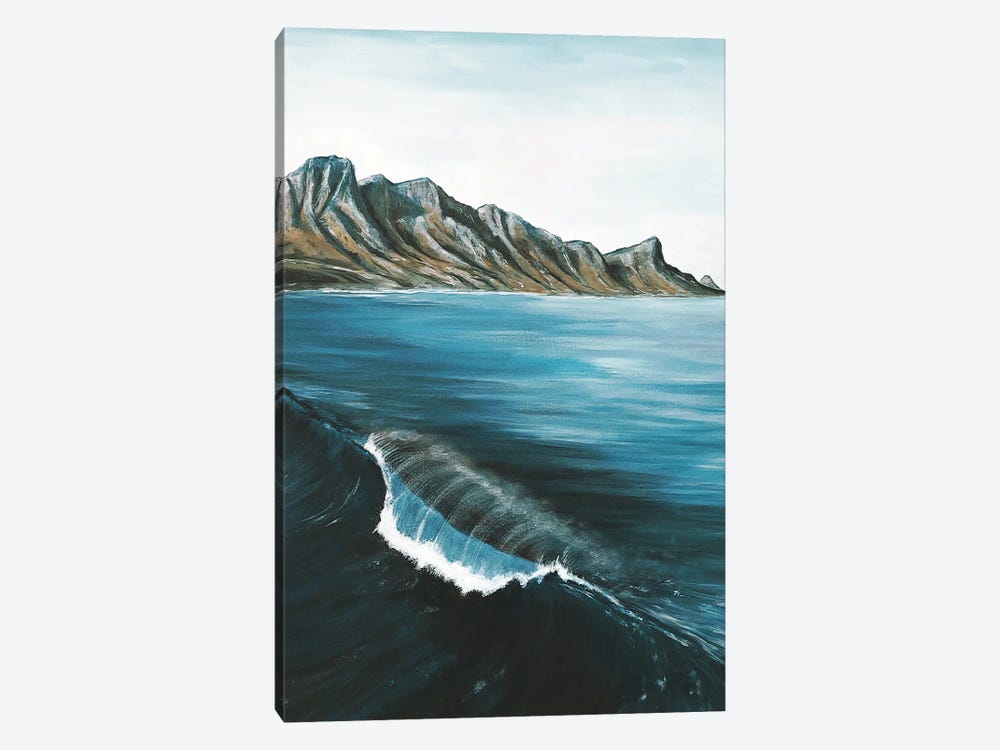Mountain And Waves by Karli Perold 1-piece Canvas Print