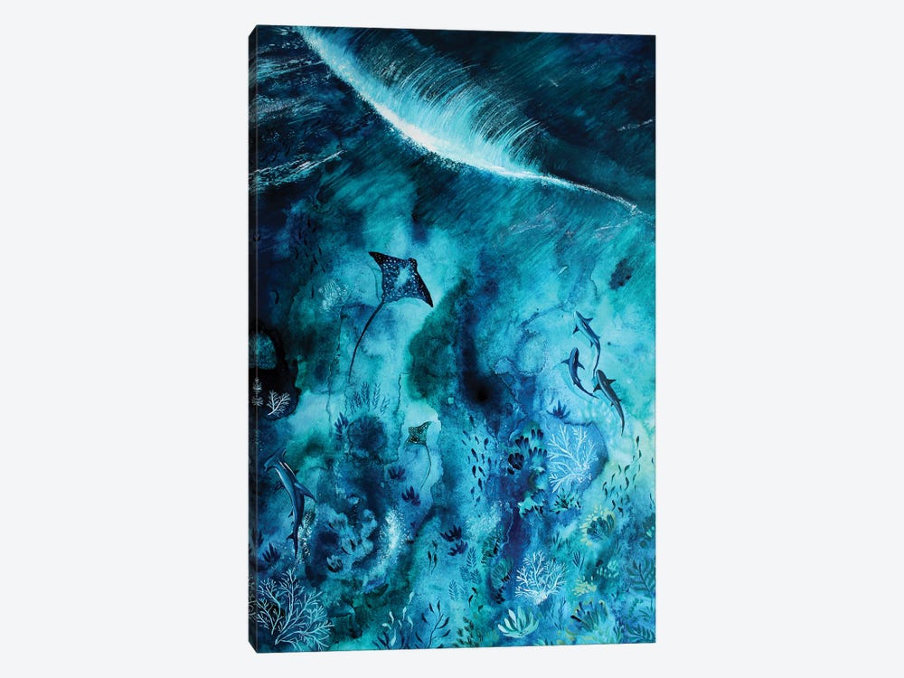 Manta Ray Reef by Karli Perold 1-piece Art Print