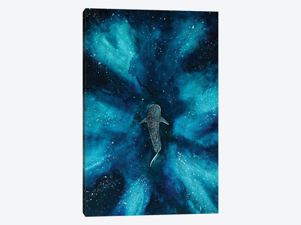 Whaleshark Galaxy by Karli Perold 1-piece Canvas Print