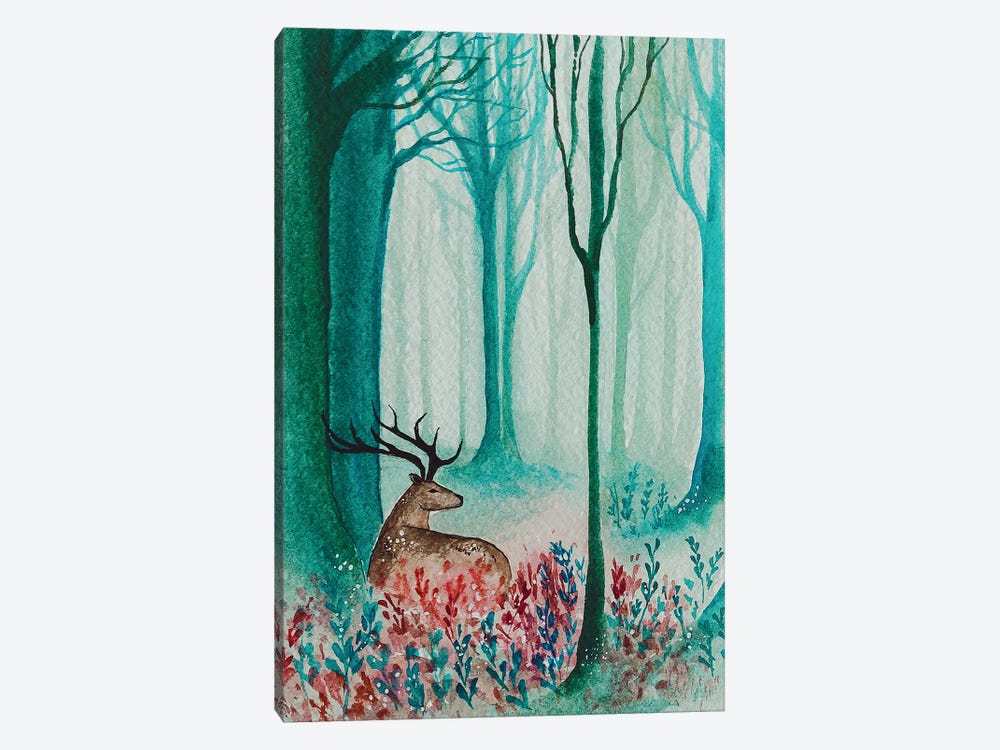 Fawn Forest by Karli Perold 1-piece Canvas Art