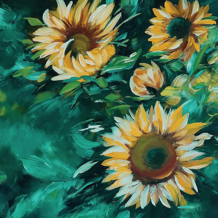Sunflowers by Karli Perold wall art