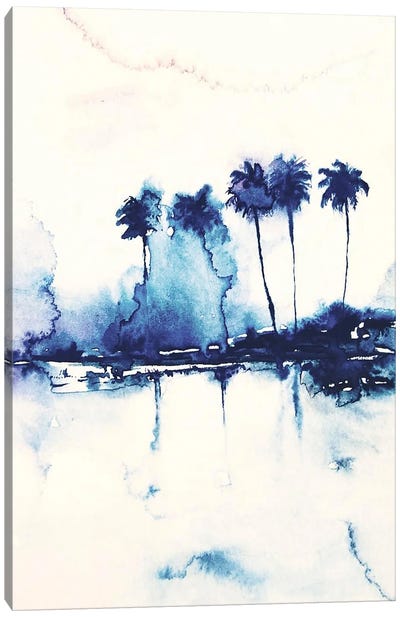 Palmtrees Canvas Art Print - Subtle Landscapes