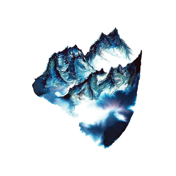 Watercolor Mountains