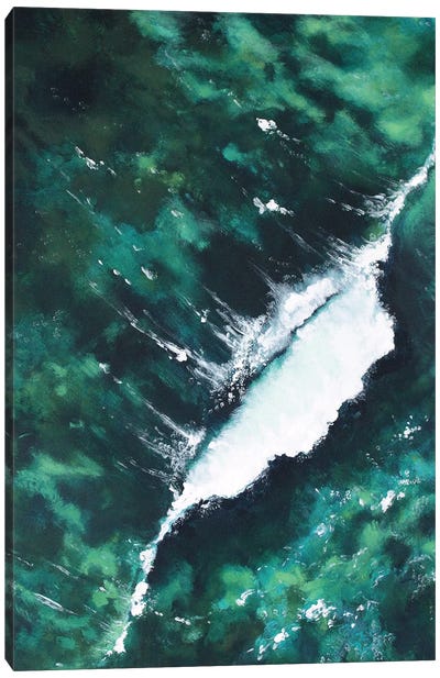 Acrylic On Canvas Wave Canvas Art Print - Karli Perold
