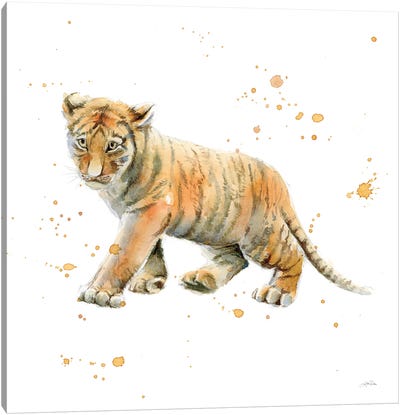Tiger Cub Canvas Art Print