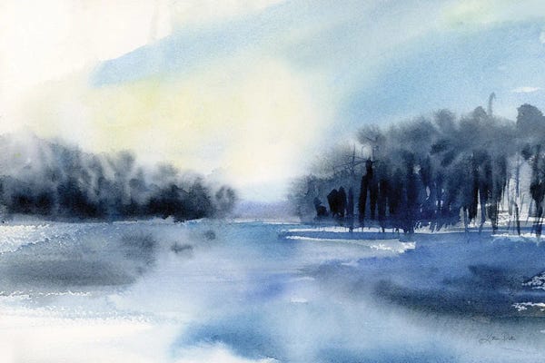 Katrina Pete: Winter River by Katrina Pete